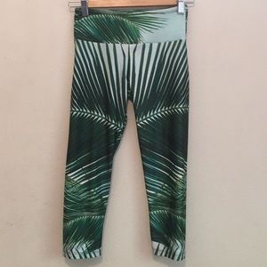 Goldsheep Palm Print Leggings S